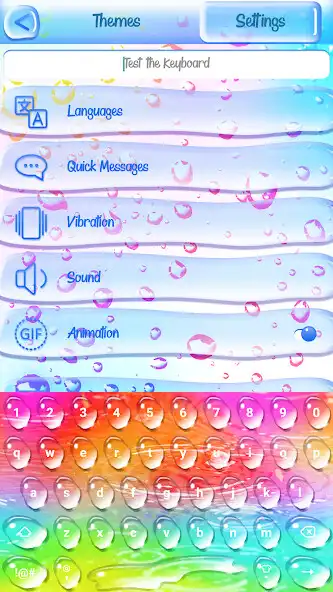 Play Color Rain Water Keyboard Live as an online game Color Rain Water Keyboard Live with UptoPlay