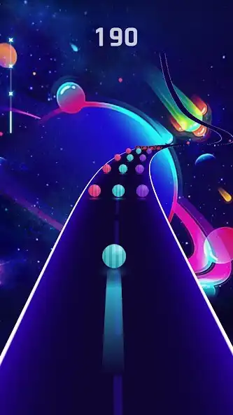 Play Color Rhythm: Dancing Ball Run as an online game Color Rhythm: Dancing Ball Run with UptoPlay