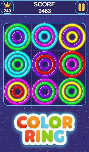 Play Color Rings - Match 3 Games  and enjoy Color Rings - Match 3 Games with UptoPlay