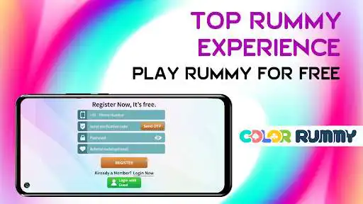 Play Color Rummy - Online Rummy  and enjoy Color Rummy - Online Rummy with UptoPlay