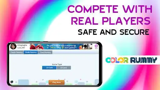 Play Color Rummy - Online Rummy as an online game Color Rummy - Online Rummy with UptoPlay
