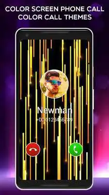Play Color Screen Phone Call - Color Call Themes