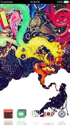 Play Color Smoke Launcher Theme Play Color Smoke Launcher Theme