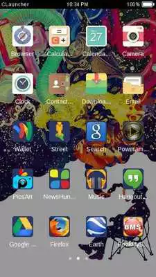 Play Color Smoke Launcher Theme Play Color Smoke Launcher Theme