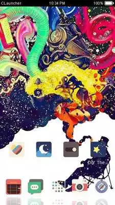 Play Color Smoke Launcher Theme Play Color Smoke Launcher Theme