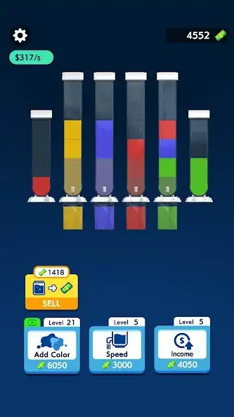 Play Color Sort ASMR as an online game Color Sort ASMR with UptoPlay