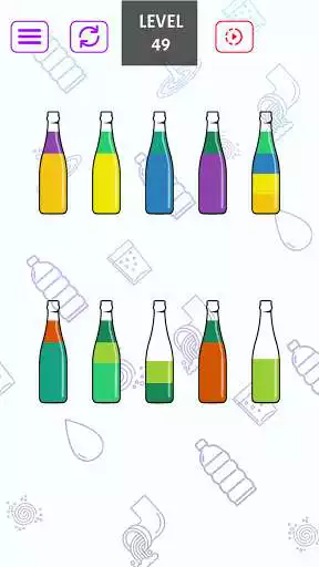 Play Color Sorter Puzzle - Color Bottle Filling Game as an online game Color Sorter Puzzle - Color Bottle Filling Game with UptoPlay