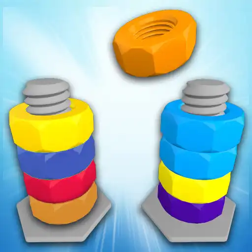 Play Color Sort Game 3D: Nut  Bolt APK