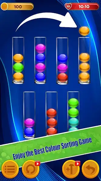 Play Color Sorting - Ball Sort Game  and enjoy Color Sorting - Ball Sort Game with UptoPlay