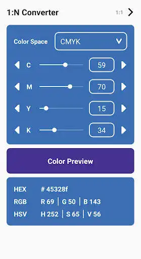 Play Color Space Converter as an online game Color Space Converter with UptoPlay