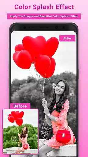 Play Color Splash : Black and White Photo Editor as an online game Color Splash : Black and White Photo Editor with UptoPlay
