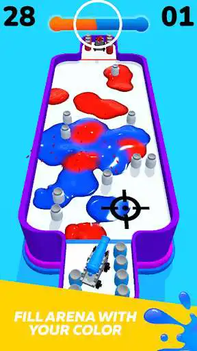 Play Color Splat Arena as an online game Color Splat Arena with UptoPlay