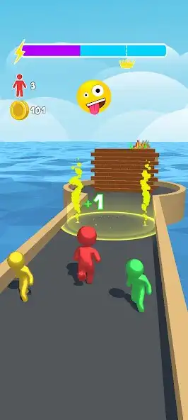 Play colors rush : runners as an online game colors rush : runners with UptoPlay