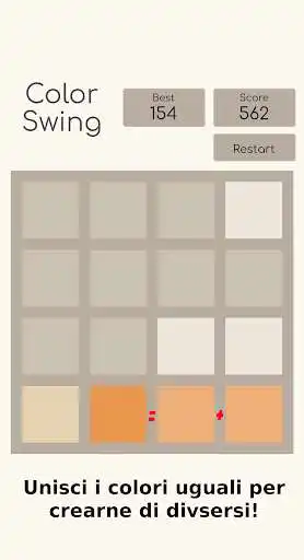 Play Color Swing - Unisci i colori - Relax 2048 as an online game Color Swing - Unisci i colori - Relax 2048 with UptoPlay