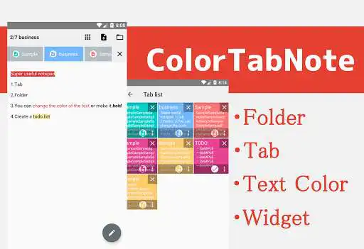 Play ColorTabNote  and enjoy ColorTabNote with UptoPlay