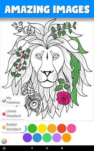 Play Color Therapy : Free Coloring Book For Adults as an online game Color Therapy : Free Coloring Book For Adults with UptoPlay