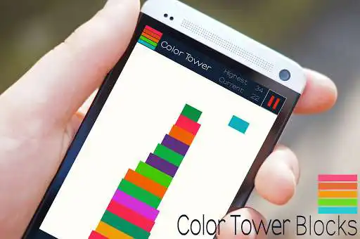 Play Color Tower Blocks as an online game Color Tower Blocks with UptoPlay