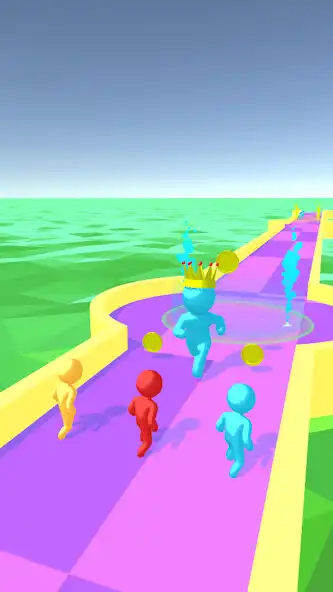 Play Color trail king rush  and enjoy Color trail king rush with UptoPlay
