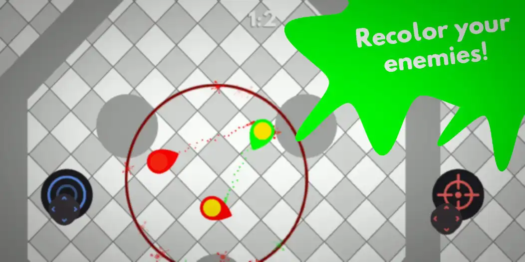 Play Color Wars as an online game Color Wars with UptoPlay