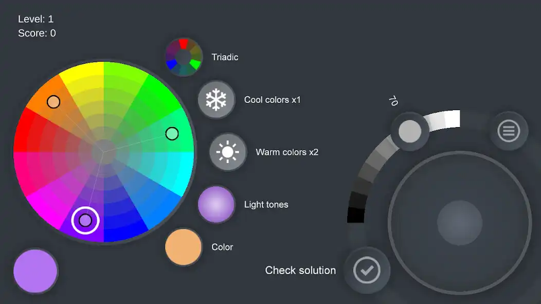 Play Color Wheel. Puzzle! as an online game Color Wheel. Puzzle! with UptoPlay