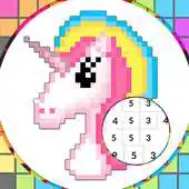 Free play online Colour by Number - Pixel Art Coloring Book APK