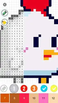 Play Colour by Number - Pixel Art Coloring Book