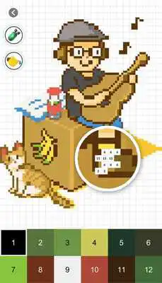 Play Colour by Number - Pixel Art Coloring Book