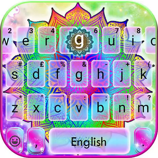 Play Colourful Mandala Keyboard Theme APK