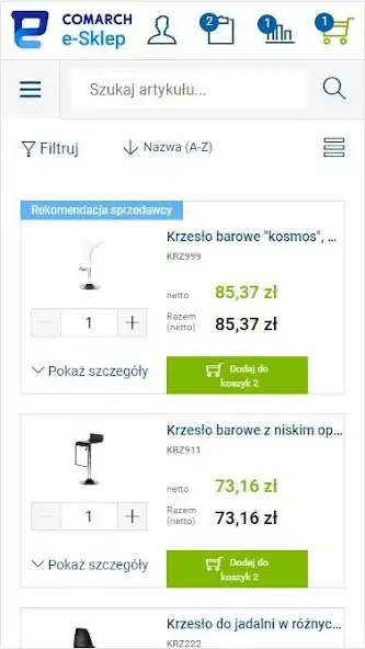Play Comarch e-Sklep B2B Szafir as an online game Comarch e-Sklep B2B Szafir with UptoPlay