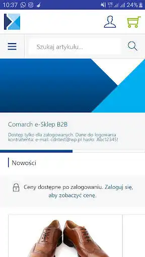 Play Comarch e-Sklep Mobile Szafir  and enjoy Comarch e-Sklep Mobile Szafir with UptoPlay