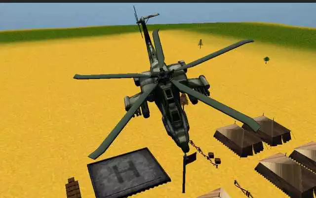 Play Combat helicopter 3D flight