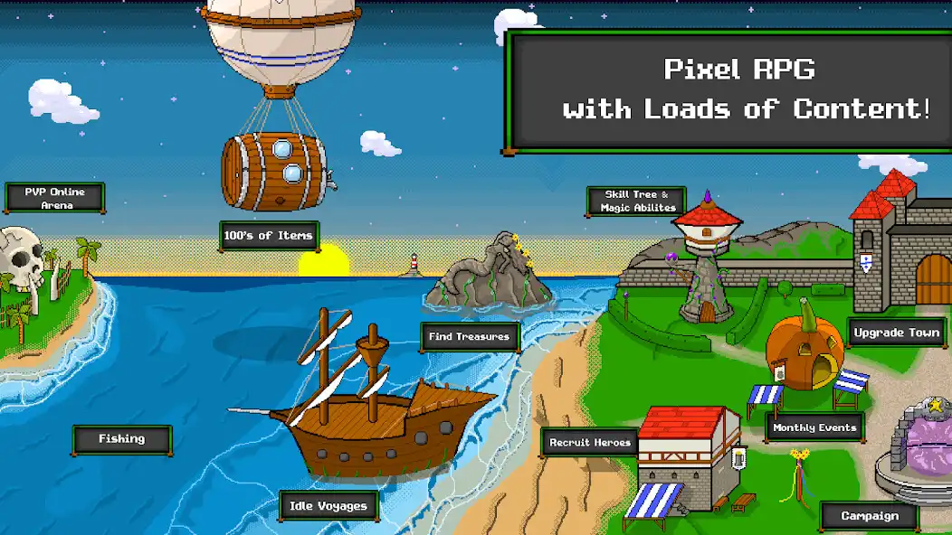 Play Combat Wear 2 - Pixel RPG  and enjoy Combat Wear 2 - Pixel RPG with UptoPlay