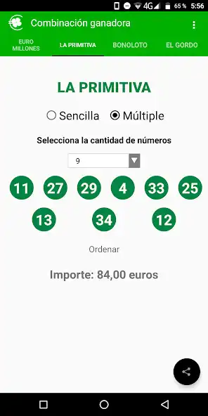 Play Combinación Ganadora as an online game Combinación Ganadora with UptoPlay