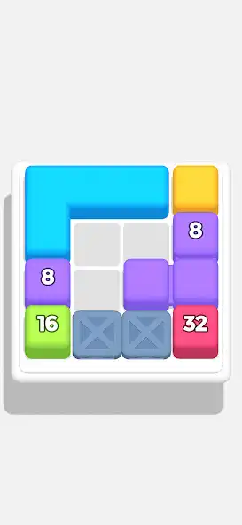 Play Combo 2048 as an online game Combo 2048 with UptoPlay