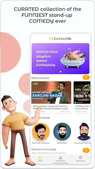 Play Comédie: Standup Comedy Hub  and enjoy Comédie: Standup Comedy Hub with UptoPlay