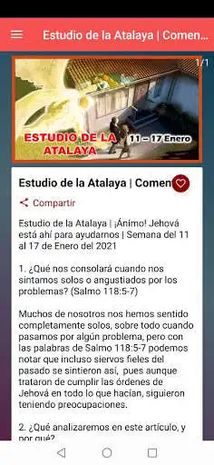 Play Comentarios para el Estudio de la Atalaya