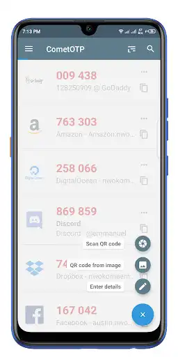 Play CometOTP - Two Factor (2FA) OTP Authenticator as an online game CometOTP - Two Factor (2FA) OTP Authenticator with UptoPlay