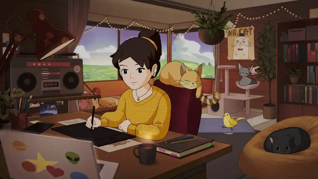 Play Comfy Girl - Chill  Cozy Game  and enjoy Comfy Girl - Chill  Cozy Game with UptoPlay