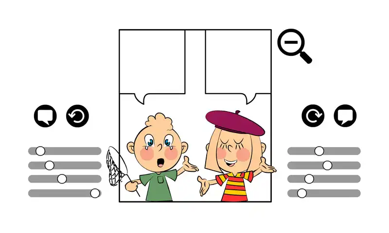 Play Comic Strip Creator as an online game Comic Strip Creator with UptoPlay