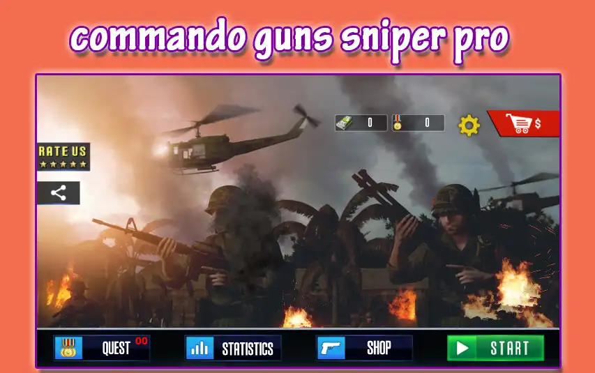 Play Commando Guns Sniper Pro  and enjoy Commando Guns Sniper Pro with UptoPlay