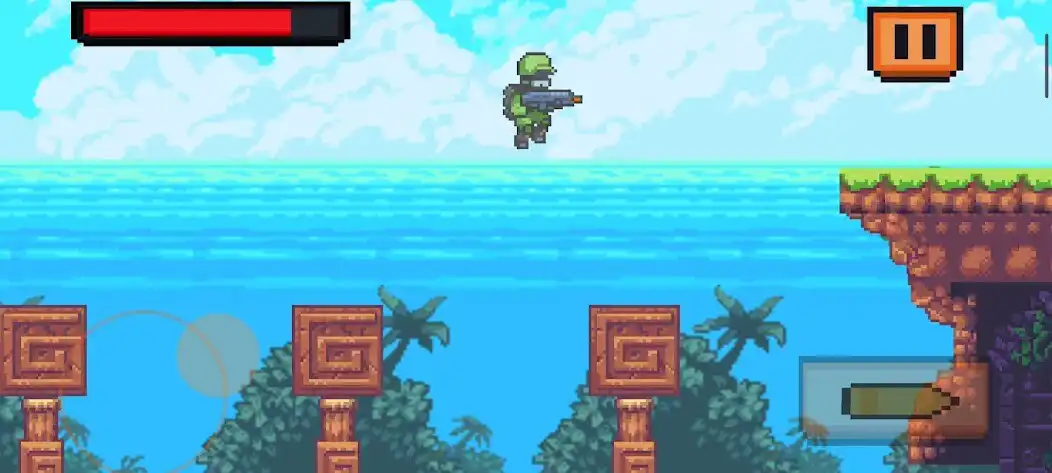 Play Command Omega: 2D Platformer as an online game Command Omega: 2D Platformer with UptoPlay