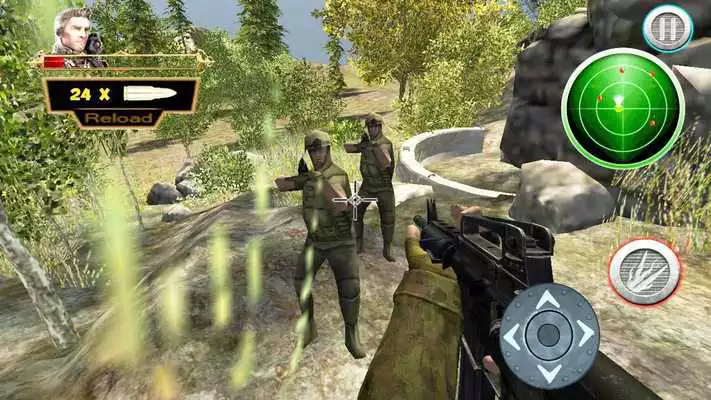 Play commando on mountain adventure