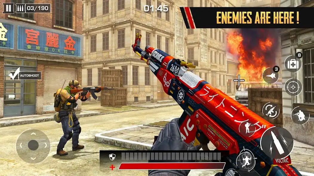 Play Commando Secret Mission Games as an online game Commando Secret Mission Games with UptoPlay