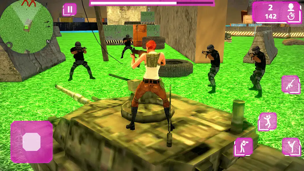 Play Commando Shooting Games 2023 as an online game Commando Shooting Games 2023 with UptoPlay