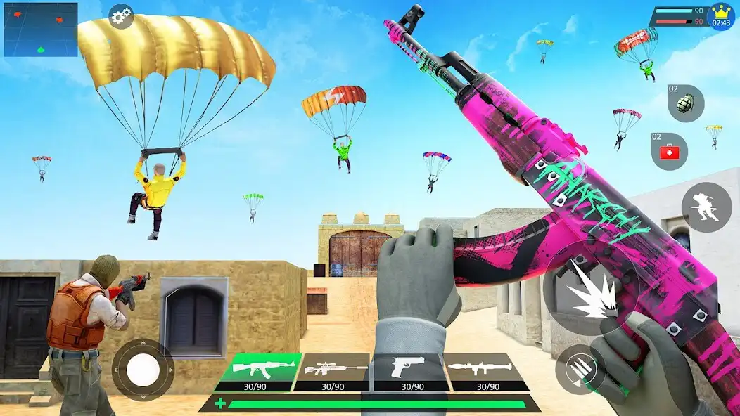 Play Commando Shooting Gun Games 3D  and enjoy Commando Shooting Gun Games 3D with UptoPlay