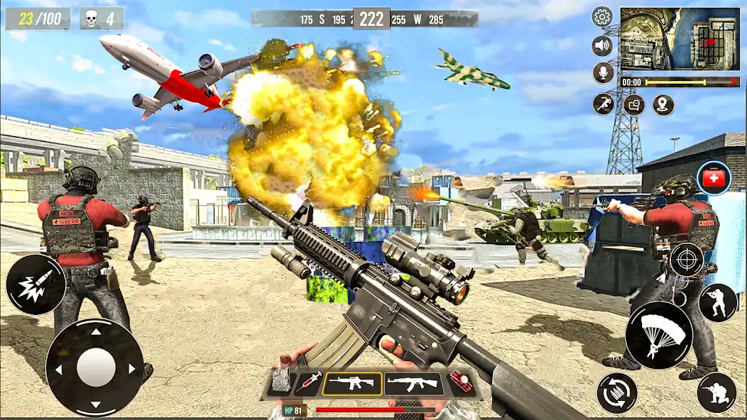 Play Commando Shooting Mission Game as an online game Commando Shooting Mission Game with UptoPlay