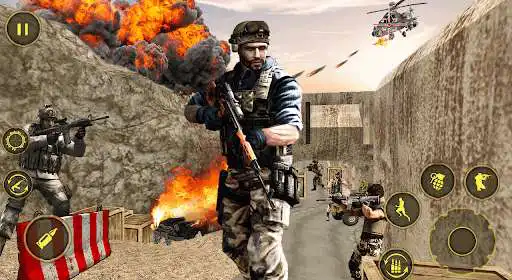 Play Commando Strike Mission Game as an online game Commando Strike Mission Game with UptoPlay