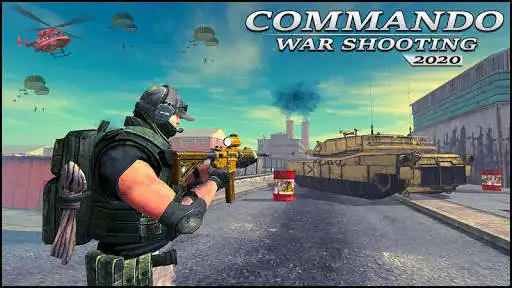 Play Commando War Shooting 2020 : Shooting Games 2020 as an online game Commando War Shooting 2020 : Shooting Games 2020 with UptoPlay