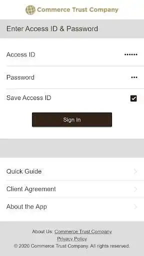 Play Commerce Trust Company Mobile  and enjoy Commerce Trust Company Mobile with UptoPlay