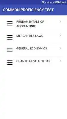 Play COMMON PROFICIENCY TEST Play COMMON PROFICIENCY TEST